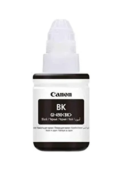 GI-490BK Black Siyah Şişe Mürekkep Siyah Mürekkep