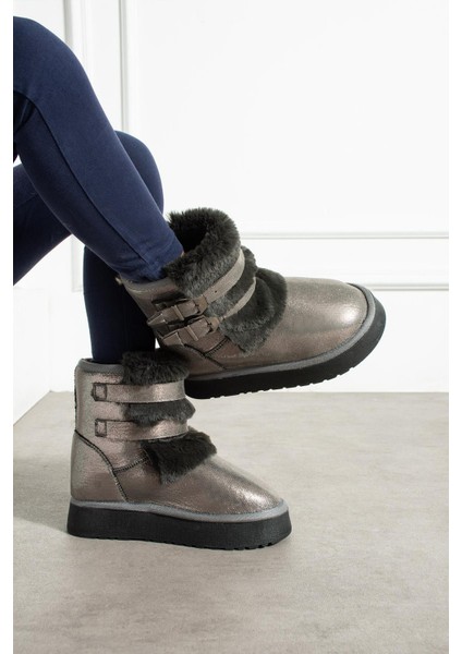 Çift Tokalı Kalıntaban Kadın Bot Platin Sultan fiyatları