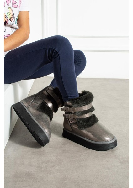 Çift Tokalı Kalıntaban Kadın Bot Platin Sultan modelleri