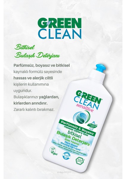 Sensitive 500ML Bulaşık Jel Det. ve Meyze Sebze Tem. 1000 Ml, Rosie Hediye modelleri