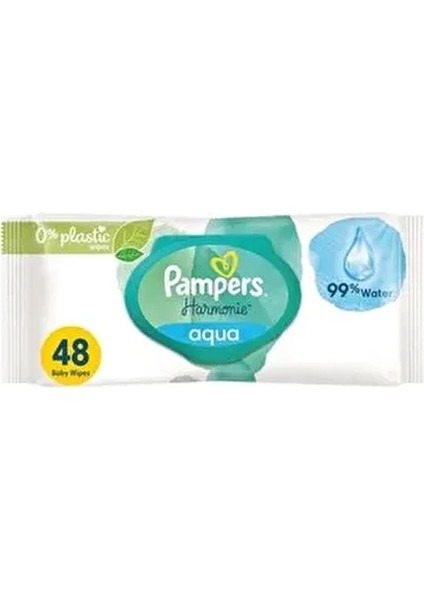 Pampers Aqua Pure Islak Havlu 18 Paket 864 Yaprak Hassas Temizlik 0% Plastik fiyatları