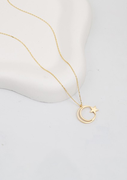 Ayyıldız 14 Ayar Altın Kolye modelleri