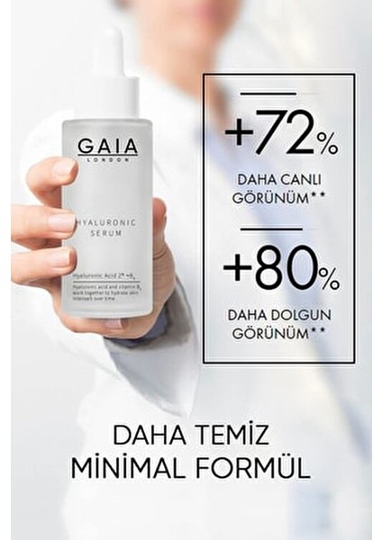 Yoğun Nemlendirici Bakım Serumu (Hyaluronic Acid %2 B5) Tüm Cilt Tipleri Için Hyaluronıc Serum 50ML. indirimleri