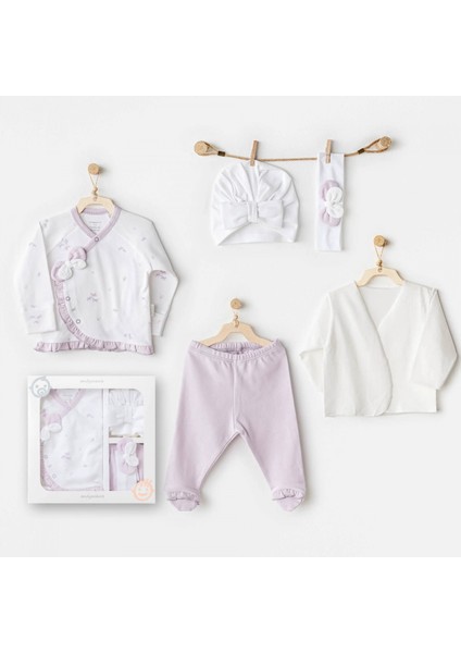 Andywawa AC25570 Magical Butterfly 5'li Hastane Çıkış Seti White