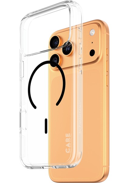 Care By Panzerglass Flagship iPhone 17 Pro Max Transparent Urban Explorer Siyah Magsafe Uyumlu Kılıf
