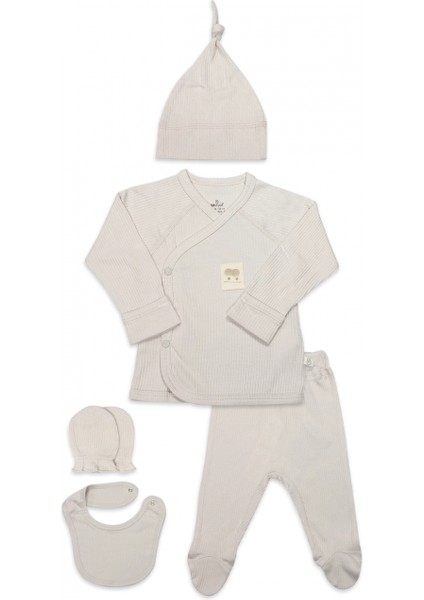 Bistyle Modal Flying Balloons 5'li Hastane Çıkışı BS12109 Bej