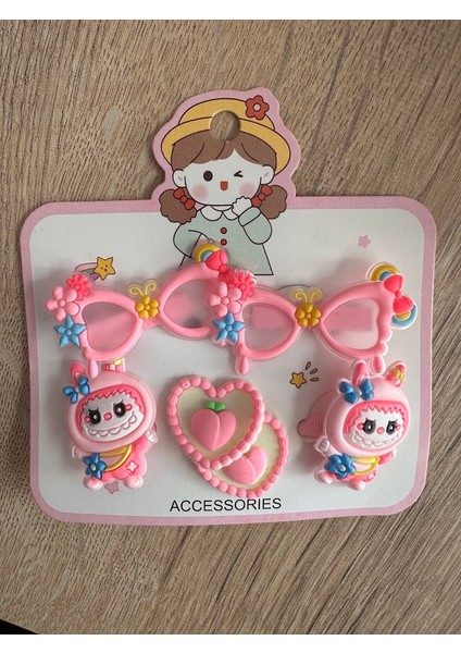 Labubu Kız Çocuk Toka Seti