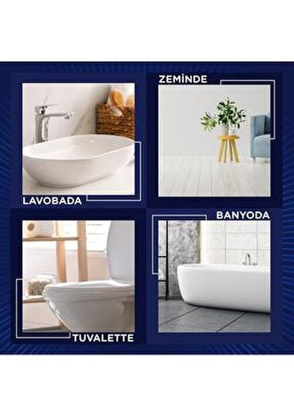 Evde Temizlik Paketi Krem AMONYAK750 Ml+Domestos 750ML+D2+ Jel 750 Ml+Omo Sıvı Active 1690ML