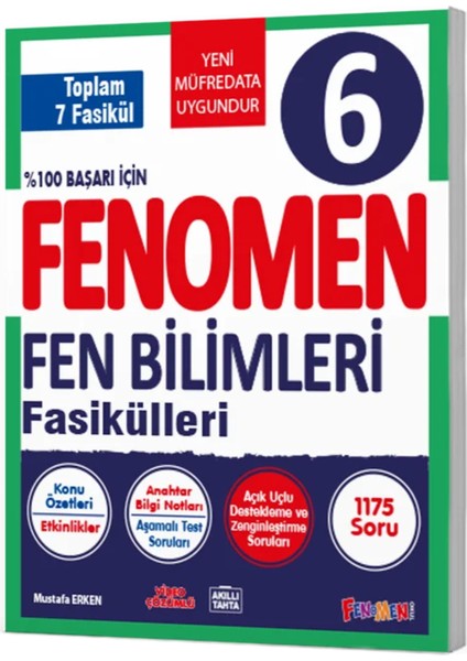 6. Sınıf Fen Bilimleri Fasikülleri Fenomen Yayıncılık