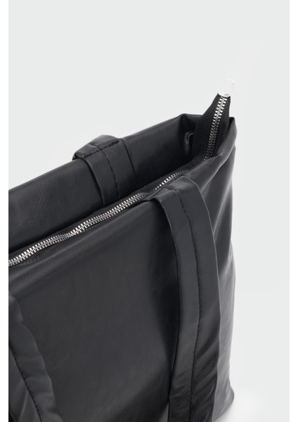 Morgan Deri Omuz Çantası Siyah modelleri