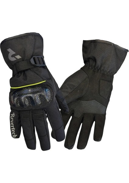 New Kışlık Eldiven Siyah-Sarı