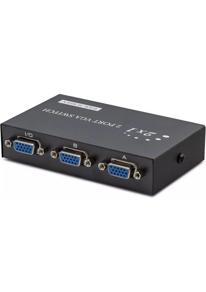 VGA Switch 54 Mhz 2 Giriş 1 Çikiş Butonlu Geçiş 2 Port HDX1280