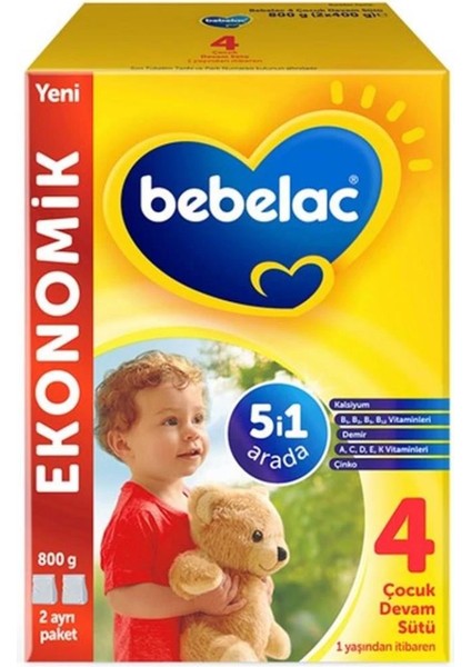Bfs Bebelac Bebek Devam Sütü No4 800 gr