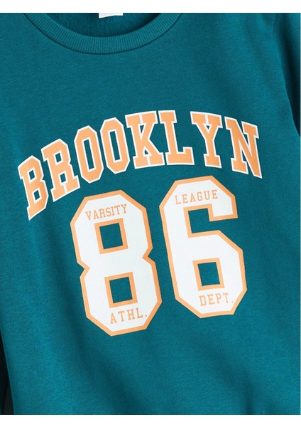 Lcw Kids Yeşil Yazı Baskılı Erkek Çocuk Sweatshirt fiyatları
