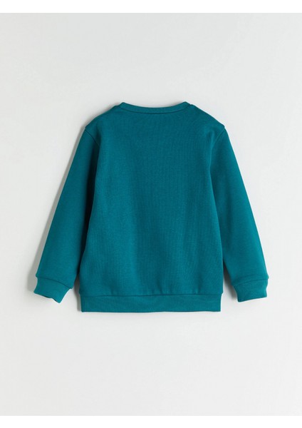 Lcw Kids Yeşil Yazı Baskılı Erkek Çocuk Sweatshirt modelleri