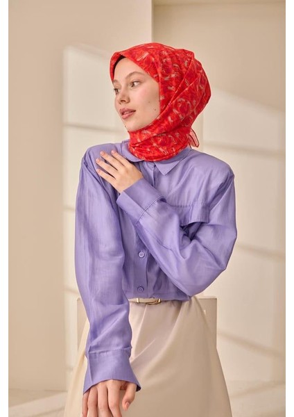 Silkhome Desenli Soft Pamuk Eşarp