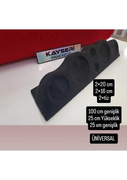Üniversal Dik Cadde 2×20 Cm, 2×16 Cm, 2×tiz Pandizot Polyesterli Fiber Full 10 mm Mdf fiyatları