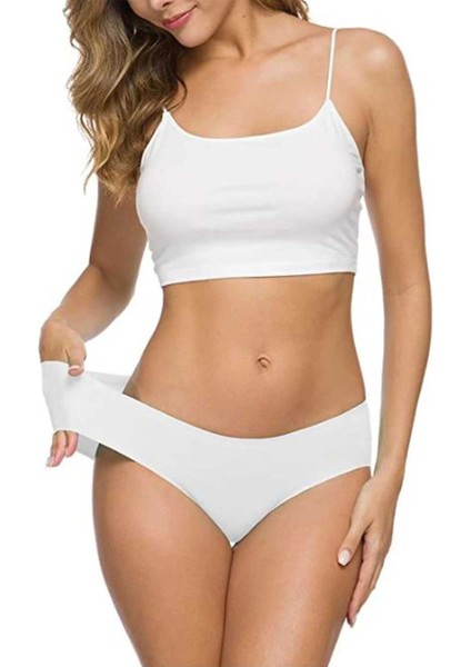 8 Adet Kadın Dikişsiz Lazer Kesim Esnek Iz Yapmayan Külot S3 fırsatları