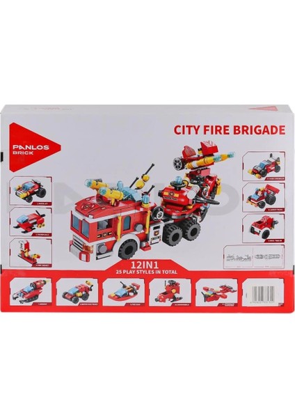 Bfs P633009 Panlos Şehir Itfaiyesi 557 Parça Blok Seti -Vagon Life fiyatları