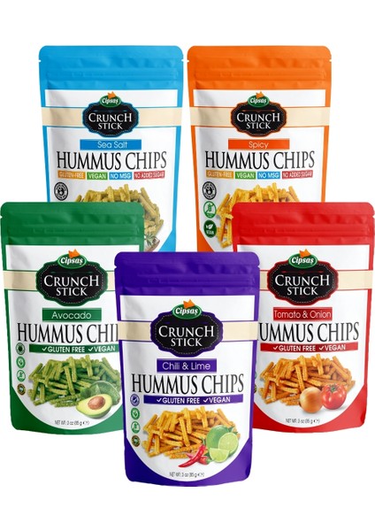 Crunch Stick Karışık Paket 85 G x 5 Adet