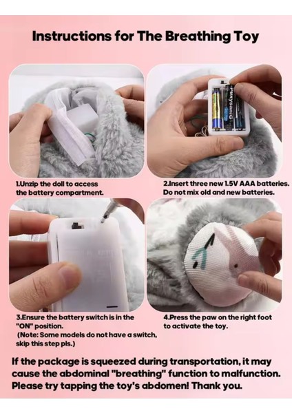 Elite Fil Peluş Oyuncak Nefes Alan Pilli Müzikli ve Işıklı Uyku Arkadaşı Rahatlatıcı Peluş 1 Adet modelleri