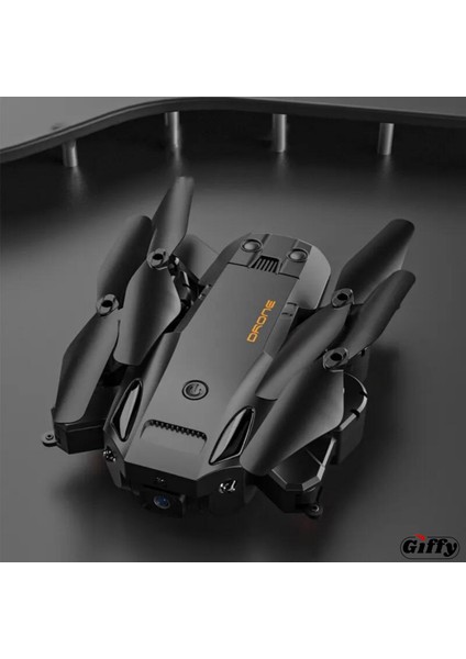 Başlangıç Drone 720P Hd Kameralı Drone Katlanabilir Taşıma Çantalı 4 Pervaneli Havada Sabit Kalır Kırmızı ve Siyah fırsatları