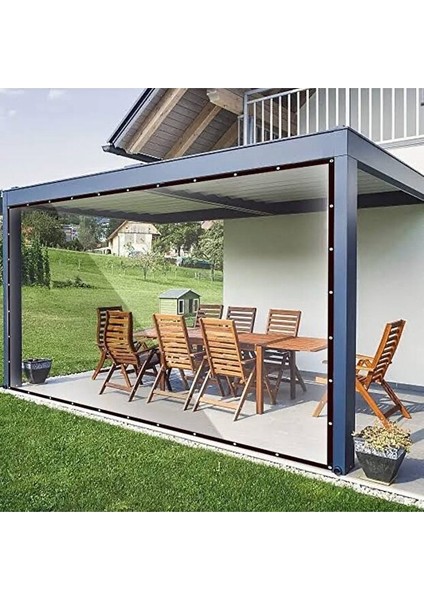 Şeffaf Branda Kış Bahçesi Kamelya Kuş Gözlü 0.80MM Su Geçirmez (Ölçüler Cm'dir)