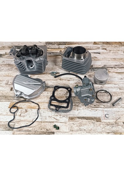 Cg 200 cc Set Silindir 65.5mm Boy 69 (13P) Üst Kapak ve Karbürat fiyatları
