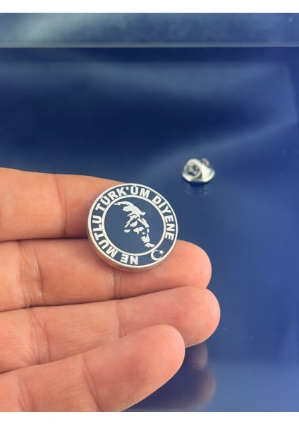 Ne Mutlu Türküm Diyene Gümüş Yaka Rozeti modelleri