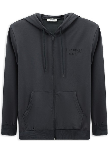 Kapüşonlu Fermuarlı Regular Fit Sweatshirt indirimleri