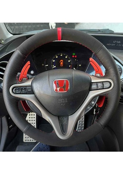 Honda Fd6, Fb7, F, Vtec2, Ies Uyumlu Kırmızı Direksiyon Logosu 5x4 cm modelleri