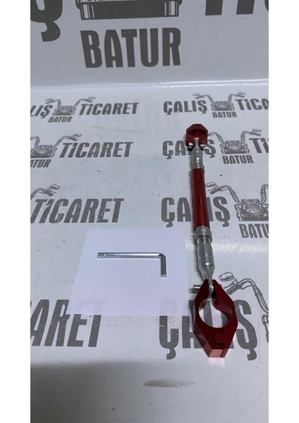 Motosiklet Gidon Atkı Standart Kırmızı