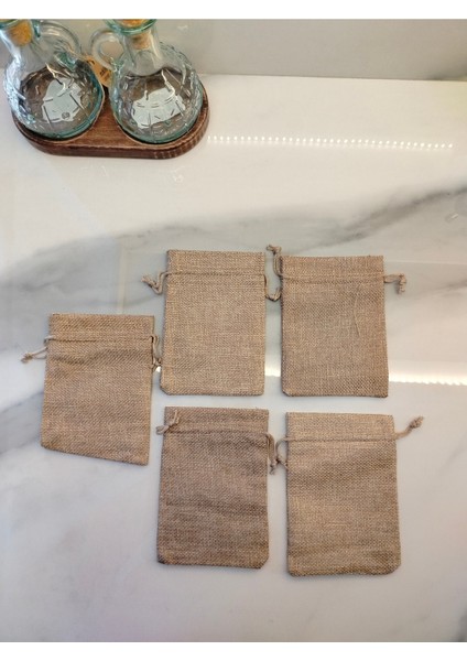 MDK Mini Takı Kesesi Ipli 5 Li Set 15CM x 10CM modelleri