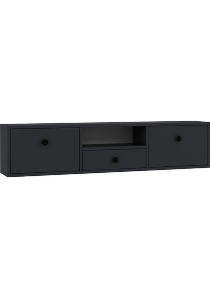 1301DROPDH-1 Tv Sehpası Antrasit-Siyah Kulp modelleri
