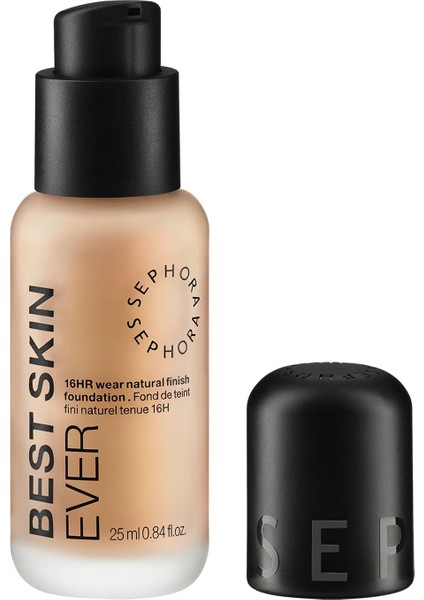 Best Skın Ever - Doğal Bitişli Fondöten, 16 Saat Kalıcı 22 P (25 Ml)