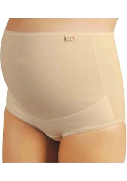 Pamuklu Hamile Likralı Bato Külot Ten - 3324A