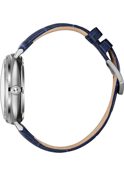 BP3687X.399 Otomatik Erkek Kol Saati | Lacivert Deri Kordon & Gümüş Kasa modelleri