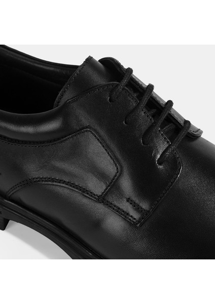 Erkek Siyah Klasik Deri Ayakkabı