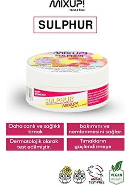 Sulphur Tırnak Bakım Yağı 3'lü Set 56 g Tırnak Etlerini Pürüzsüzleştiren Formül modelleri