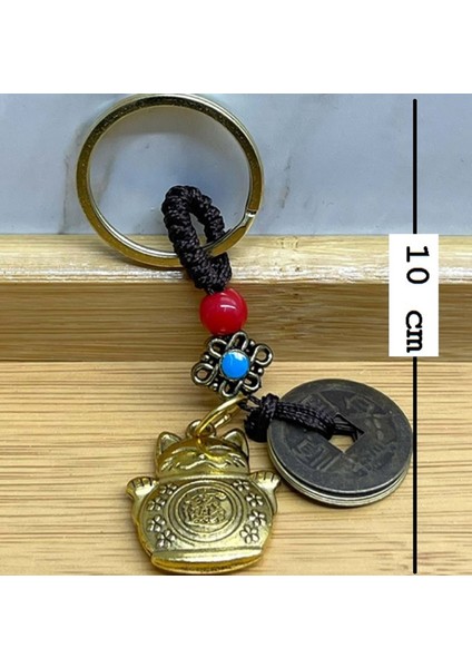 Metal Şans ve Bereket Kedisi Anahtarlık fiyatları