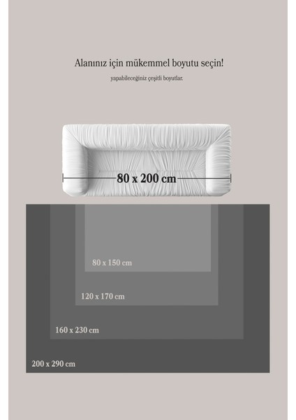Yumuşak Peluş Tüylü Iskandinav Desenli Kabarık Bukleli Bej Renkli Halı indirimleri