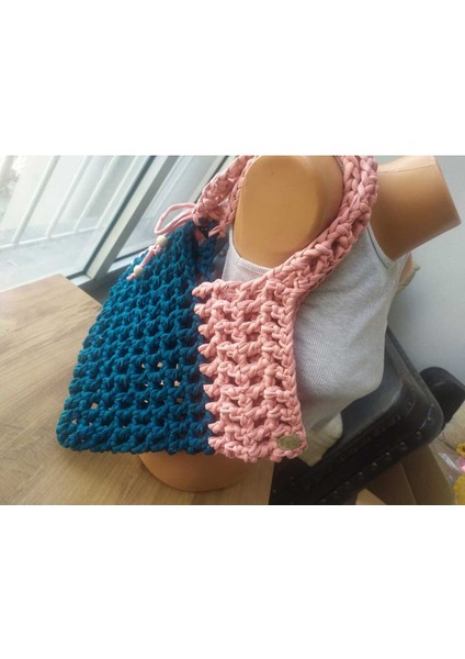 Asimetrik Yazlık File Çanta Omuz - Kol Handmade modelleri