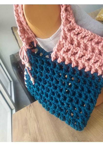 Asimetrik Yazlık File Çanta Omuz - Kol Handmade fırsatları