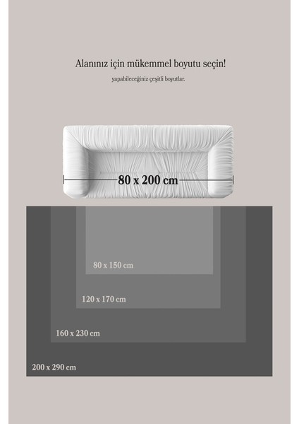 Yumuşak Peluş Tüylü Iskandinav Desenli Kabarık Bukleli Krem Renkli Halı indirimleri