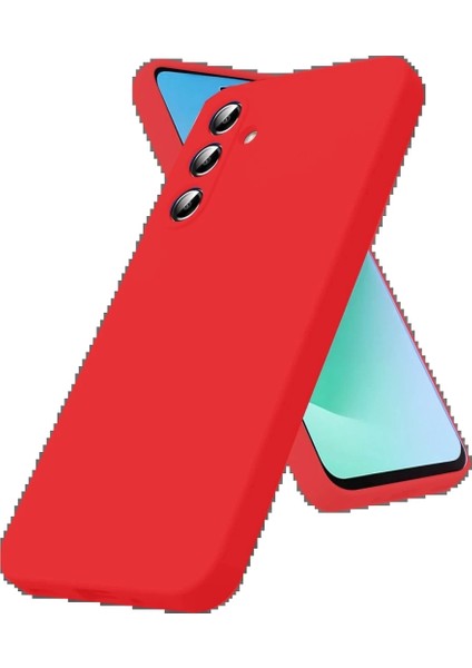 Samsung Galaxy A17 5g First Silikon - Kırmızı