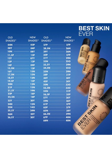 Best Skın Ever - Doğal Bitişli Fondöten, 16 Saat Kalıcı 06 O (25 Ml) indirimleri