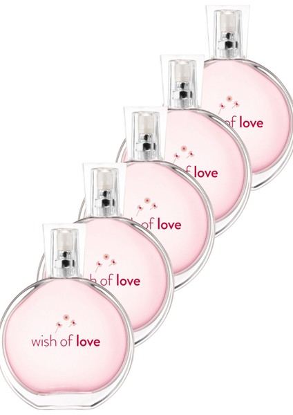 5'li Wish Of Love Kadın Parfüm Edt 50 ml