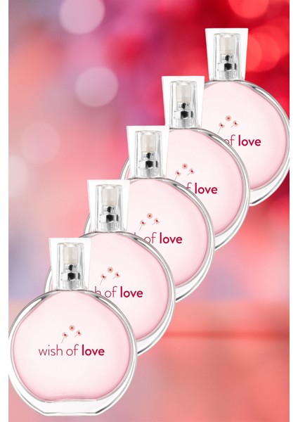 5'li Wish Of Love Kadın Parfüm Edt 50 ml fiyatları