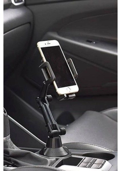 Buffer® Teleskopik Araç Bardak Yerine Giren Telefon Tutucu