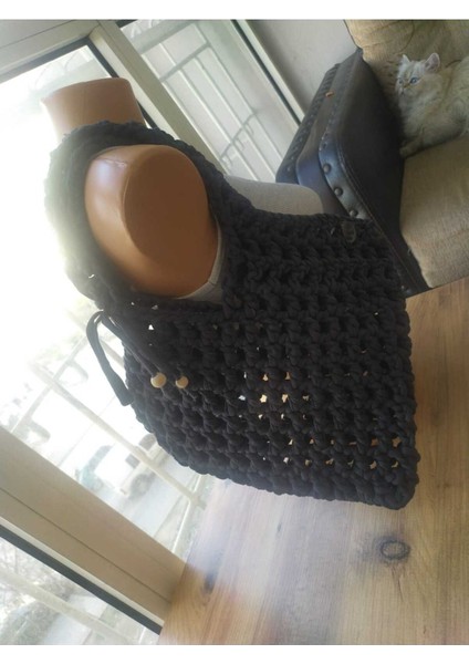 Asimetrik Yazlık File Çanta Omuz - Kol Handmade